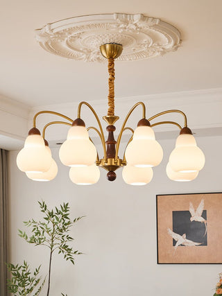 Novelle Lustre Vintage en Bois à L'Élégance Traditionnelle