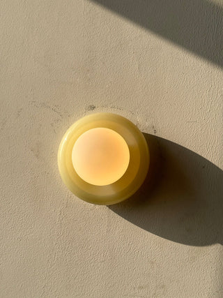 Cemaros Applique Murale Moderne Minimaliste en Verre Jade-Luire