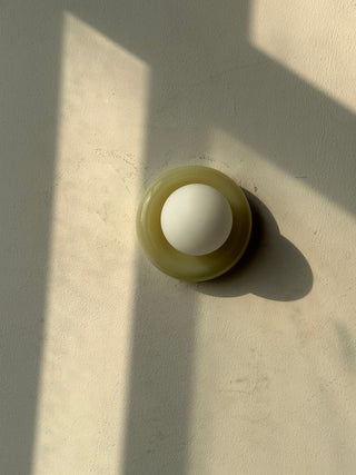 Cemaros Applique Murale Moderne Minimaliste en Verre Jade-Luire