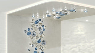 Nyzoris Applique Murale Élégante en Verre Bulle