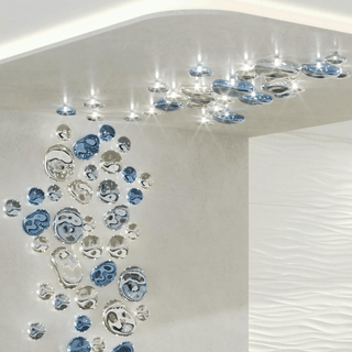 Nyzoris Applique Murale Élégante en Verre Bulle
