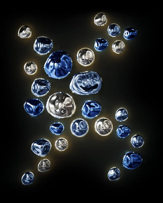 Nyzoris Applique Murale Élégante en Verre Bulle