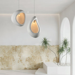 Solara Suspension en Forme de Goutte Creuse Wabi Sabi