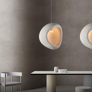 Solara Suspension en Forme de Goutte Creuse Wabi Sabi