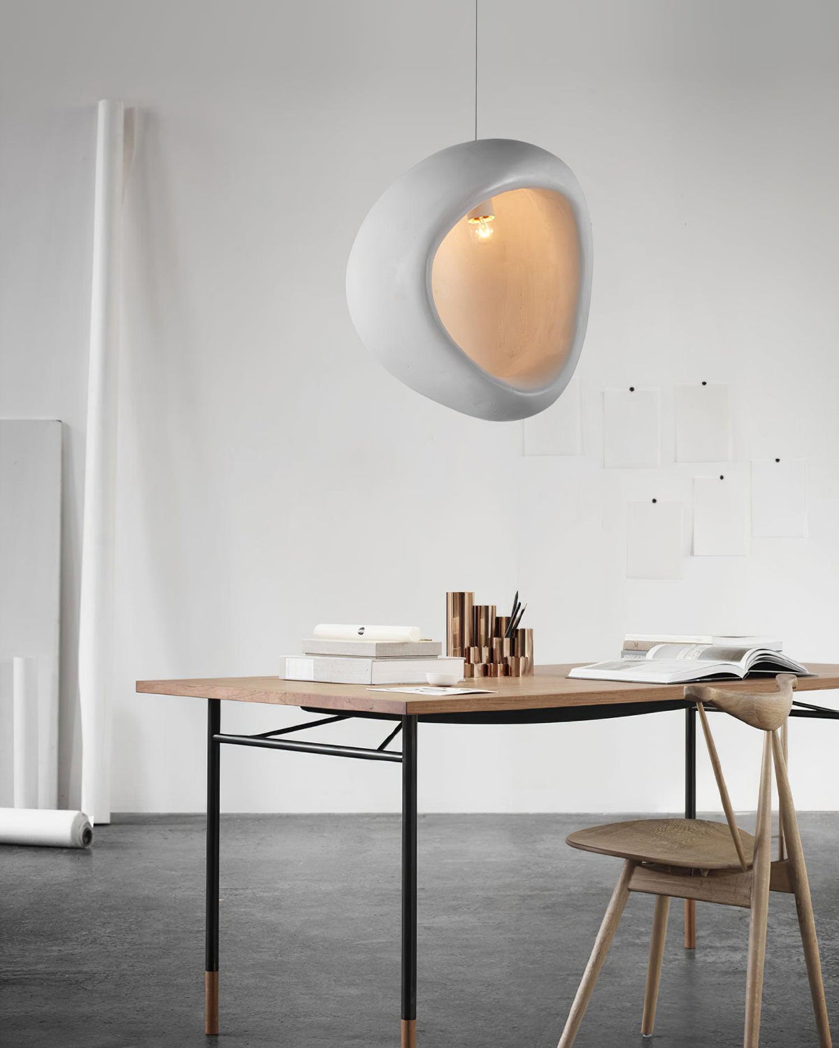 Rilelia Suspension en Forme de Goutte Creuse Wabi Sabi
