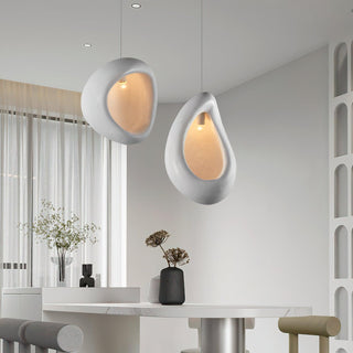 Solara Suspension en Forme de Goutte Creuse Wabi Sabi