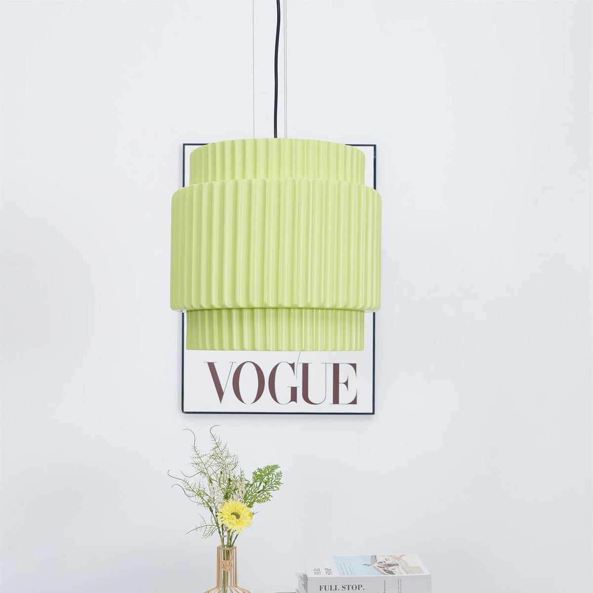 Aurelia Ribbed Pendant Light-Neutral Decor