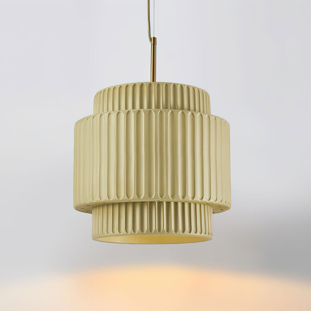 Aurelia Ribbed Pendant Light-Neutral Decor