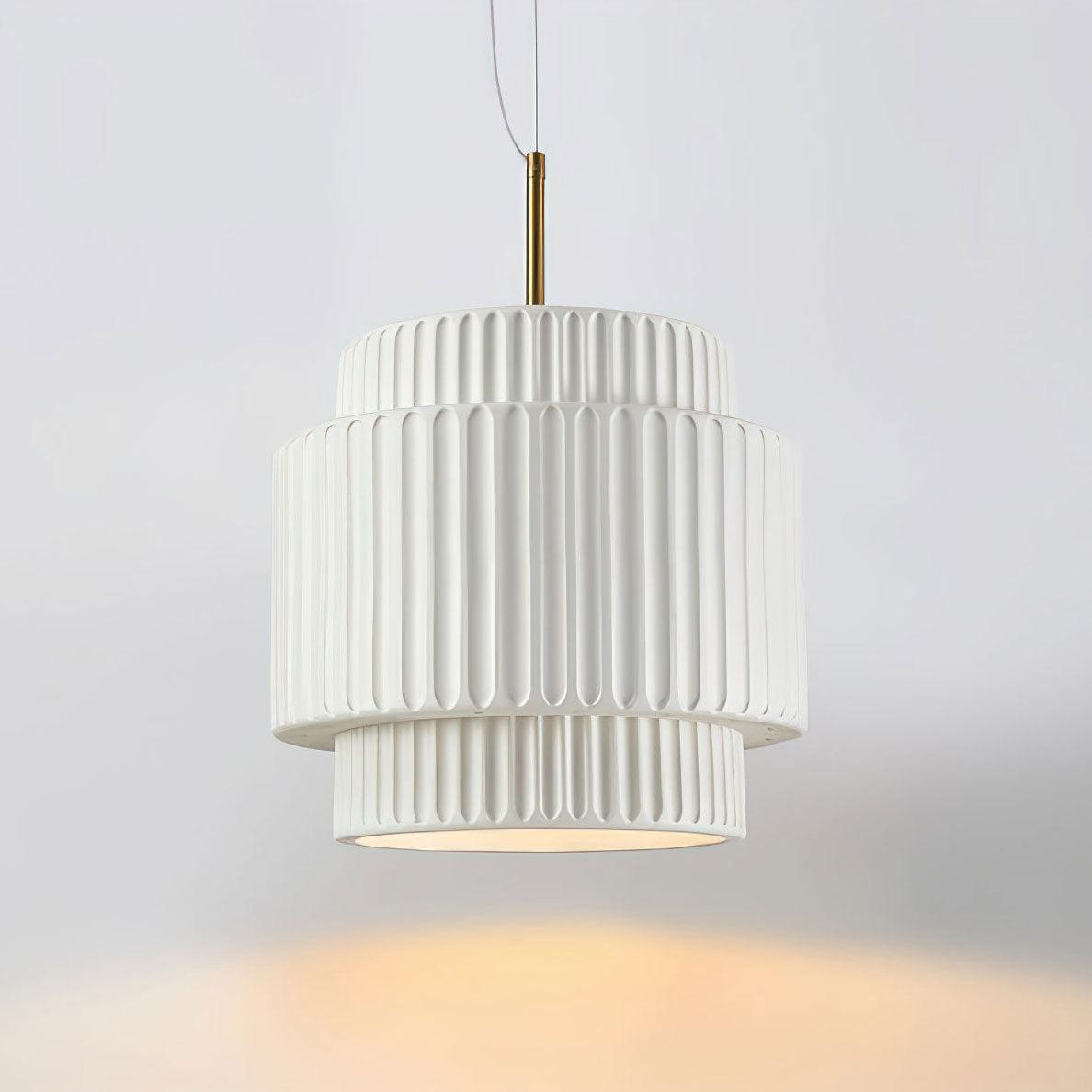 Aurelia Ribbed Pendant Light-Neutral Decor