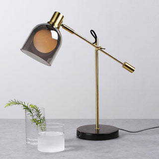 Locor Lampe de Table Industrielle en Marbre