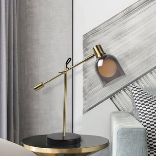Locor Lampe de Table Industrielle en Marbre
