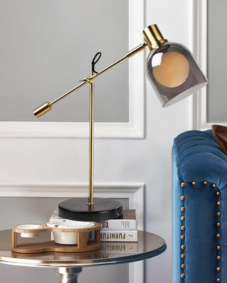 Locor Lampe de Table Industrielle en Marbre
