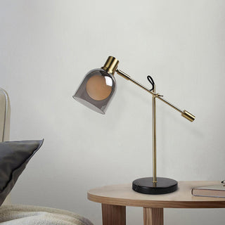 Locor Lampe de Table Industrielle en Marbre