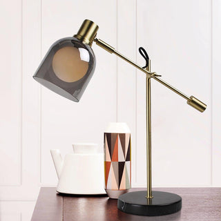 Locor Lampe de Table Industrielle en Marbre