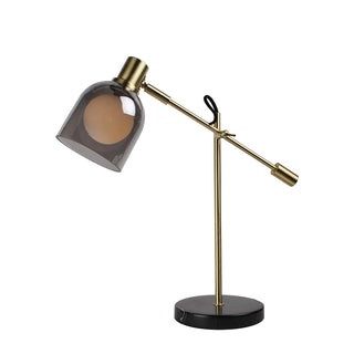 Locor Lampe de Table Industrielle en Marbre