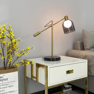 Locor Lampe de Table Industrielle en Marbre