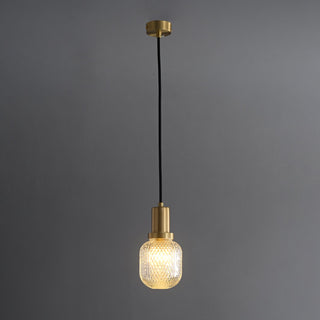 Cacarir Suspension en Laiton et Verre Premium