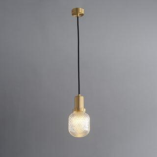 Cacarir Suspension en Laiton et Verre Premium