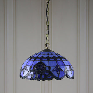 Tiffany Vintage LED Suspension Métal/Verre Chambre À Coucher