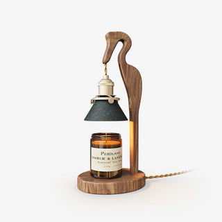 Cyn Lampe de Table Artistique Bois