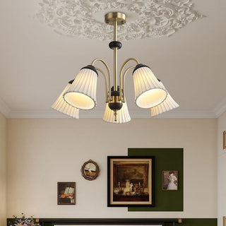 Ray Rétro LED Lustre Or Métal Chambre À Coucher/Salle À Manger