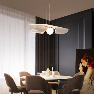 Arisha Suspension LED Minimaliste Acrylique Métal Salon
