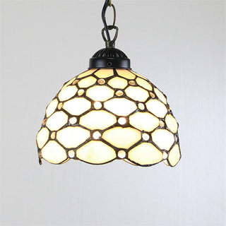 Tiffany Cottage LED Suspension Métal Verre Chambre À Coucher/Salon