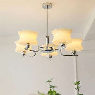 Lustra Lustre en Verre Vintage Doré Naturel