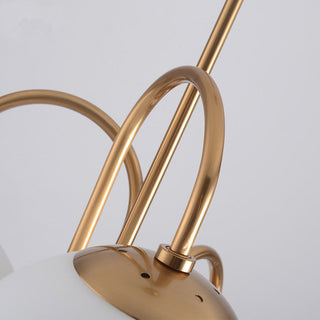 Valentina Lustre LED Luxueux Verre Métal Salon Chambre à Coucher