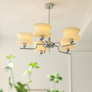 Lustra Lustre en Verre Vintage Doré Naturel
