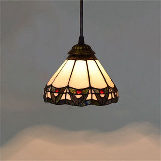 Tiffany Cottage LED Suspension Métal Verre Chambre À Coucher/Salon