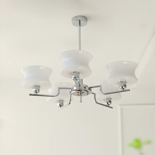 Lustra Lustre en Verre Vintage Doré Naturel
