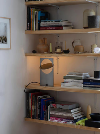 Axis Rotating Disc Table Lamp-Neutral Decor