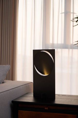 Axis Rotating Disc Table Lamp-Neutral Decor