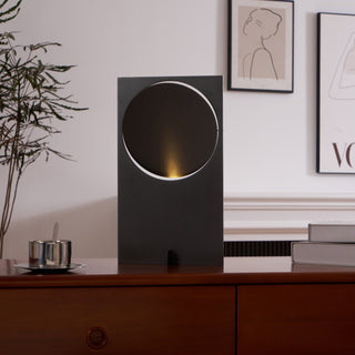Axis Rotating Disc Table Lamp-Neutral Decor
