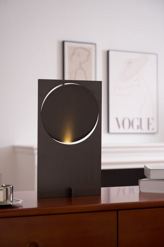 Axis Rotating Disc Table Lamp-Neutral Decor