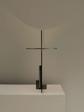 Axis Rotating Disc Table Lamp-Neutral Decor