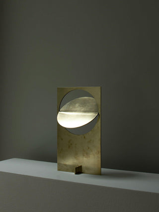 Axis Rotating Disc Table Lamp-Neutral Decor