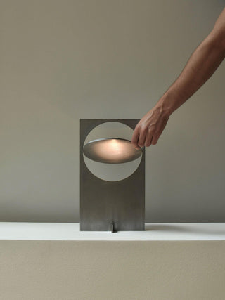 Axis Rotating Disc Table Lamp-Neutral Decor