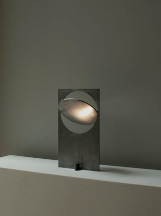 Axis Rotating Disc Table Lamp-Neutral Decor
