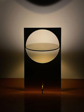 Axis Rotating Disc Table Lamp-Neutral Decor