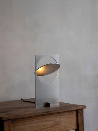Axis Rotating Disc Table Lamp-Neutral Decor