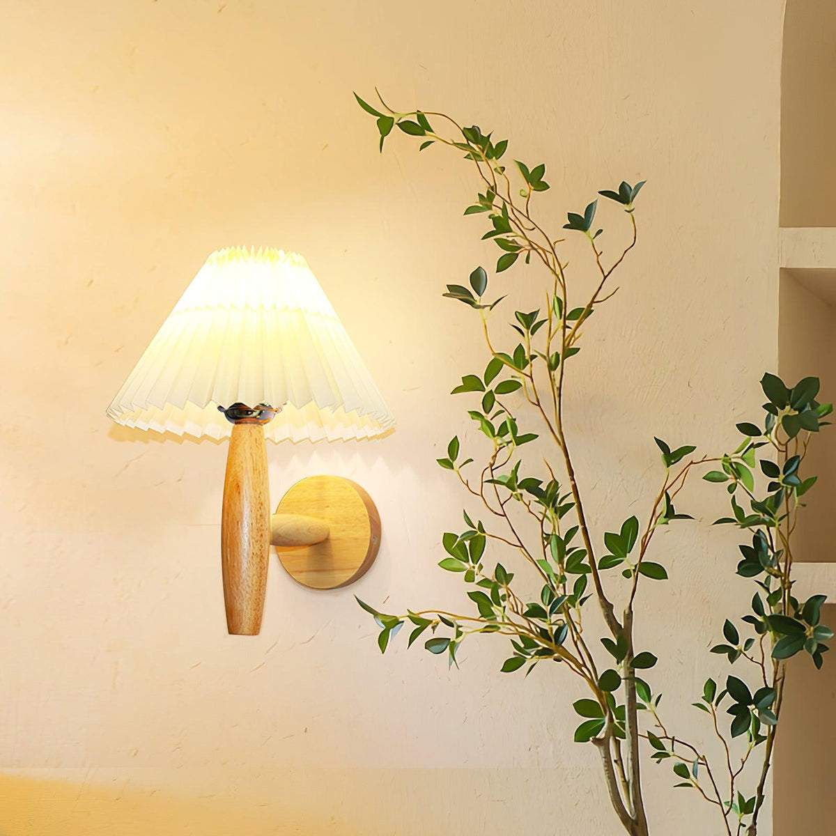 Feleline Applique Murale Moderne en Bois