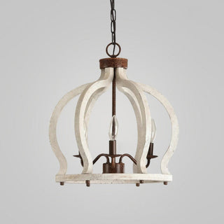 Vivinir Suspension Vintage Industrielle Aura Farmhouse en Bois et Métal