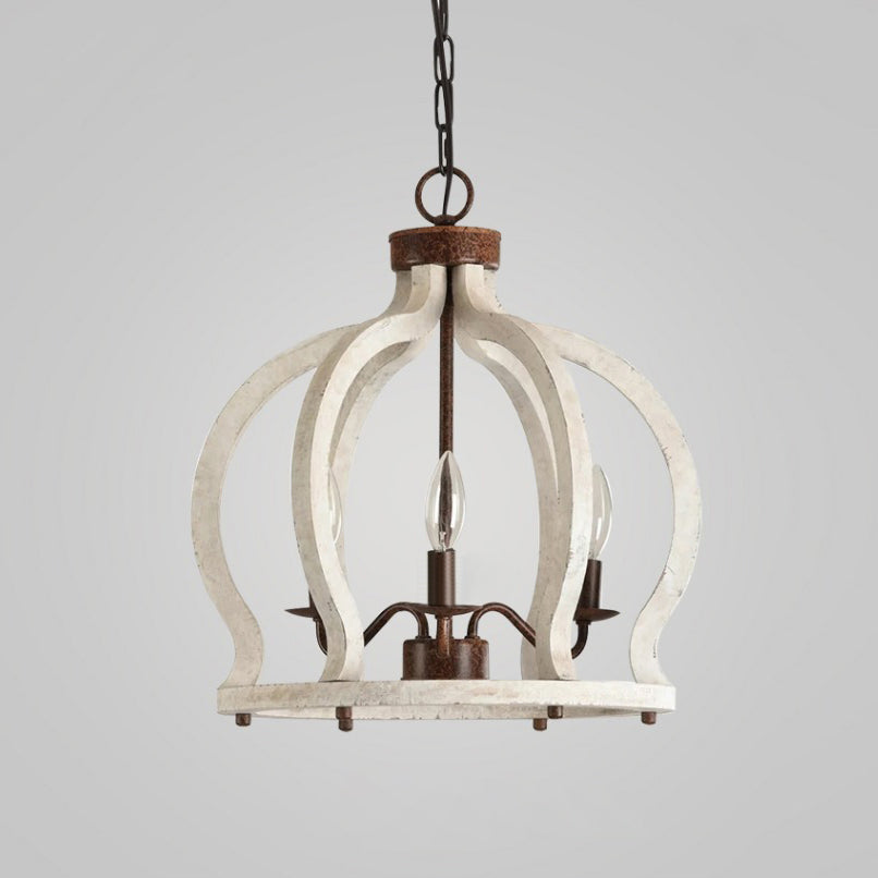 Vivinir Suspension Vintage Industrielle Aura Farmhouse en Bois et Métal
