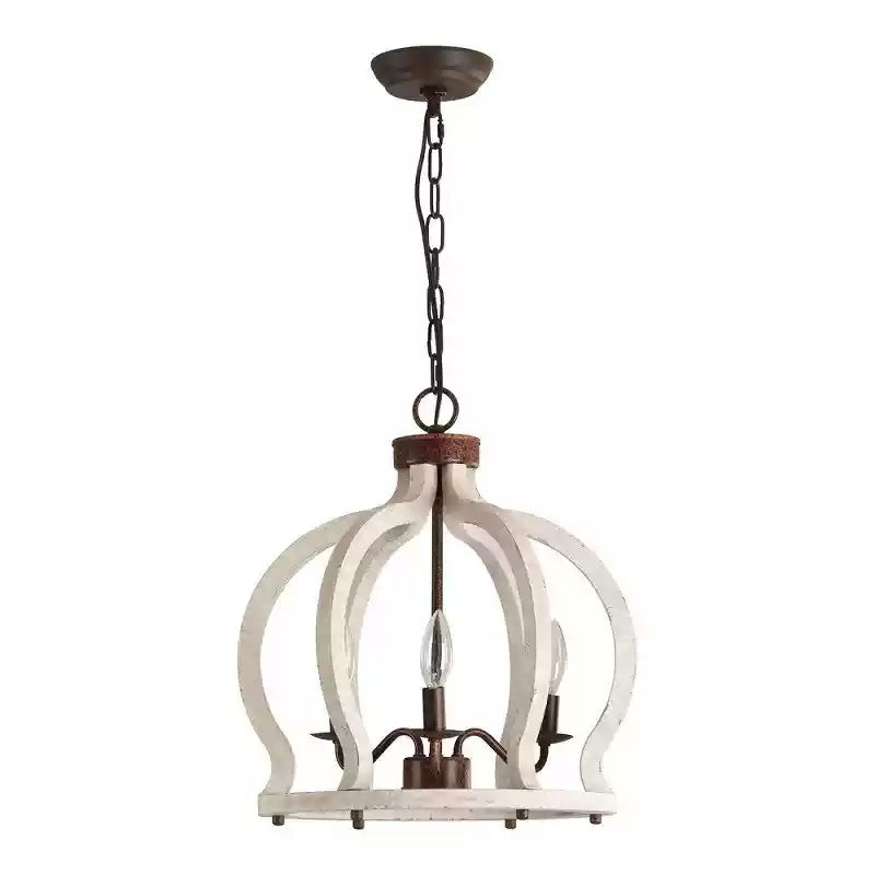 Vivinir Suspension Vintage Industrielle Aura Farmhouse en Bois et Métal