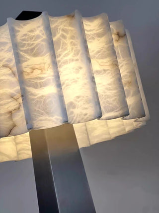 Wolve Lampadaire Albâtre Obelisk