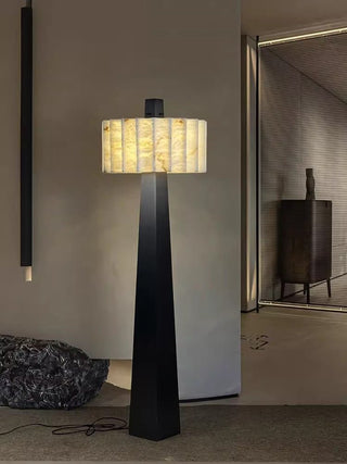 Wolve Lampadaire Albâtre Obelisk