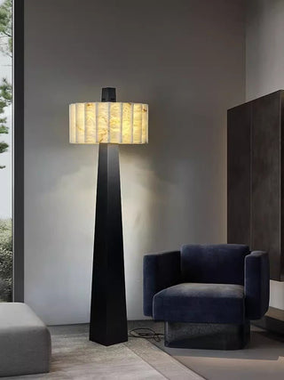 Wolve Lampadaire Albâtre Obelisk