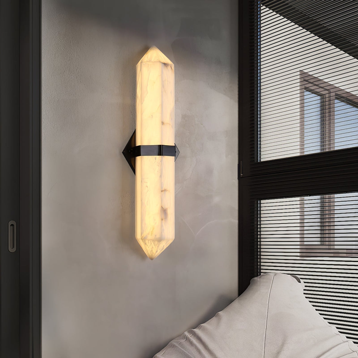 Ardalis Applique Murale Alabastre Laiton pour Chambre
